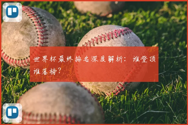 世界杯最终排名深度解析:谁登顶谁落榜?